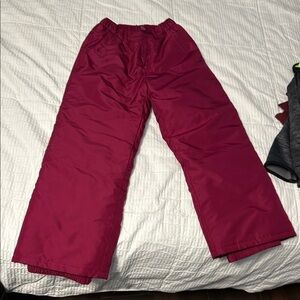Kids Pink snow pants